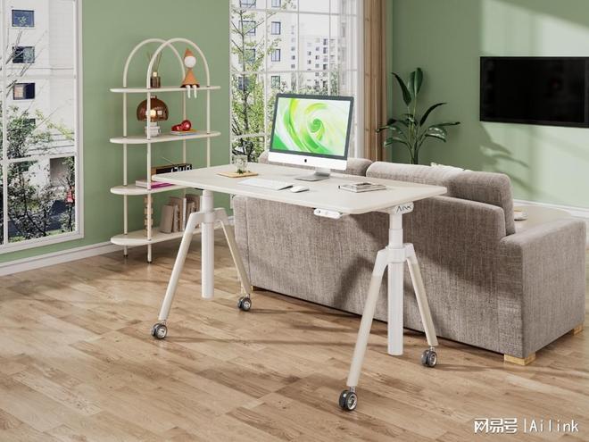 爱琳智能升降桌 A9 奶油白评测：肤感无醛 + 双电机 全能生活优选(图2)