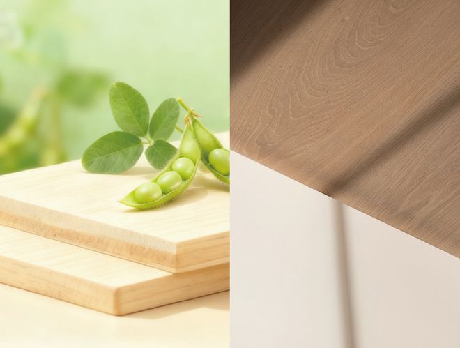 豆香破“醛” 杰家植萃豆胶板 以生物基革新重构人造板环保新高度(图2)