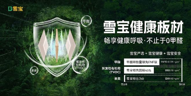 甲醛释放量≤002mgm³！雪宝如何打破儿童板材环保瓶颈？