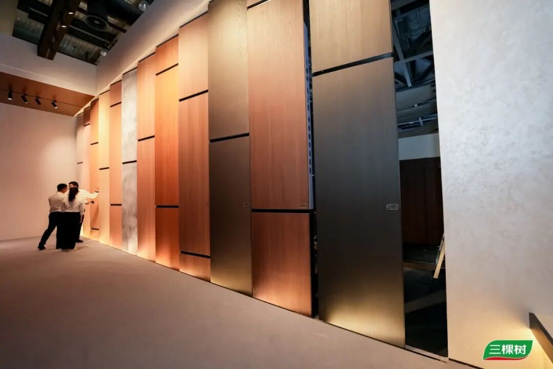 好漆好板好空间｜三棵树小森板引爆广州定制家居展(图4)