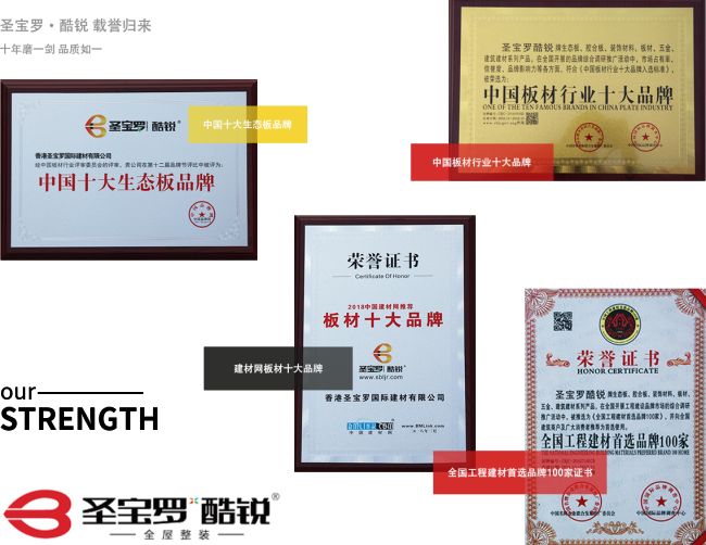 蝉联殊荣！圣宝罗·酷锐板材斩获2026中品榜板材十大品牌(图4)