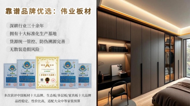 中等预算家用衣柜板材推荐要平衡环保和耐用(图4)