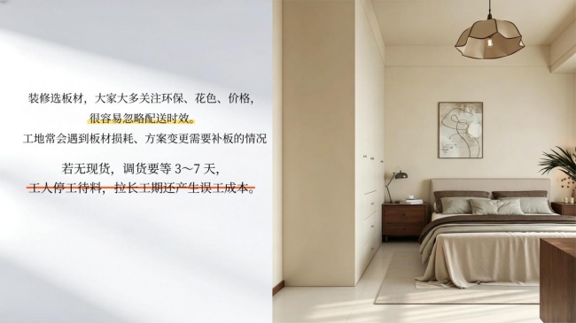 上午下单下午送货高效配送的板材品牌有哪些？